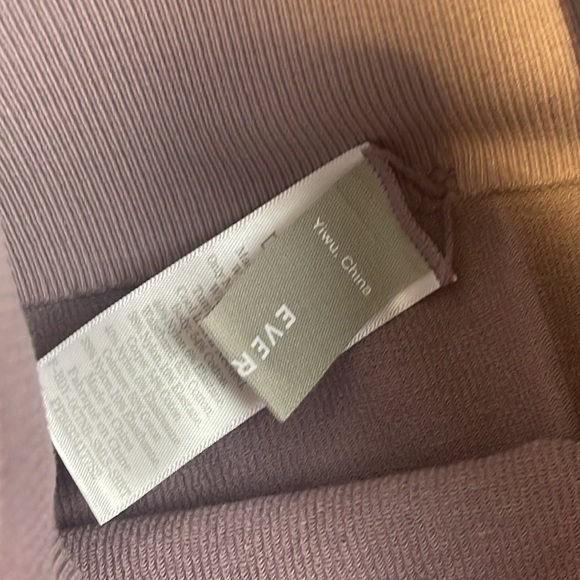 Everlane Seamless Bike Short S Womens New Light Purple Stretch High Rise Ribbed - Picture 7 of 10